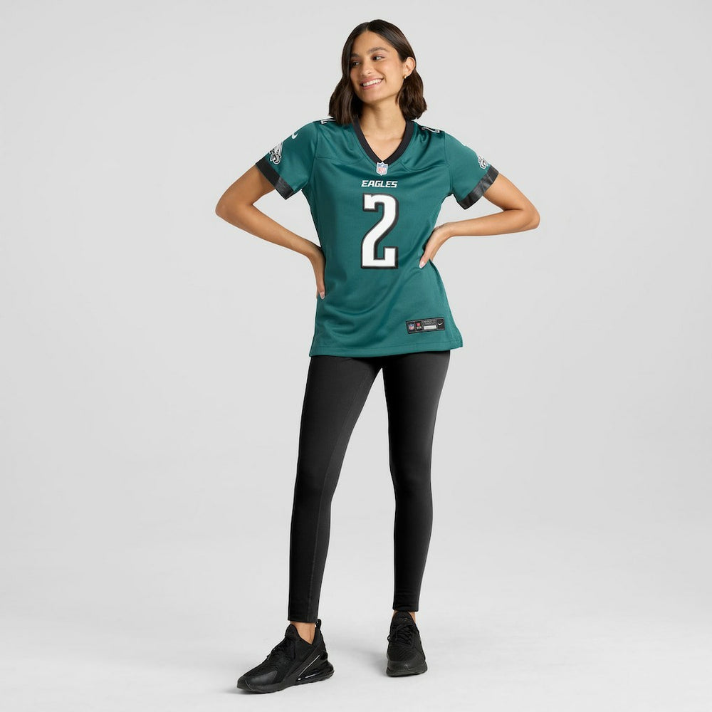 Jahan Dotson Philadelphia Eagles Women's Team Game Jersey Midnight Green - Nike