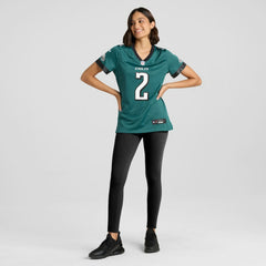 Jahan Dotson Philadelphia Eagles Women's Team Game Jersey Midnight Green - Nike