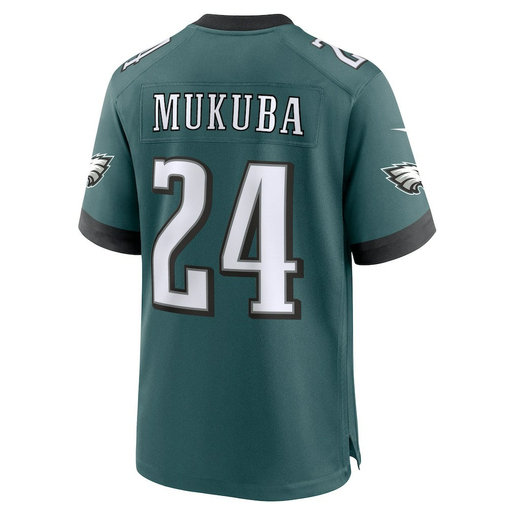 Andrew Mukuba Philadelphia Eagles Team Game Jersey Midnight Green - Nike