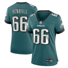 Drew Kendall Philadelphia Eagles Women's Team Game Jersey Midnight Green - Nike