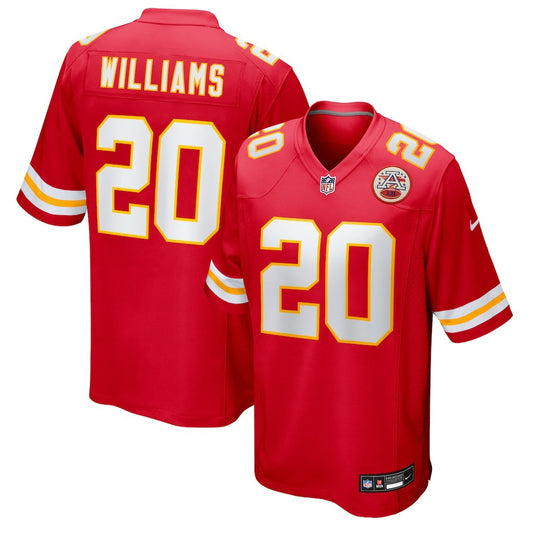Nohl Williams Kansas City Chiefs Team Game Jersey - Red | NFL Jerseys