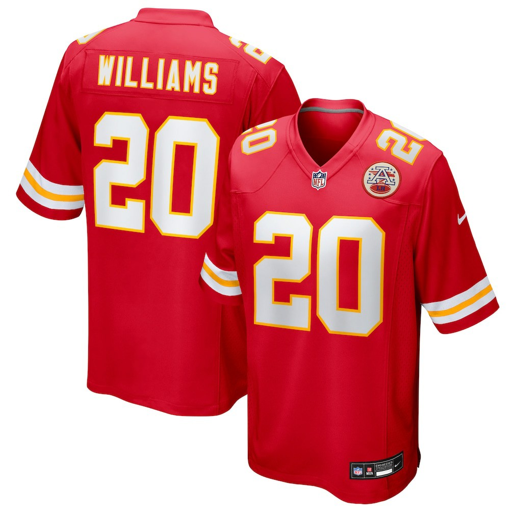Nohl Williams Kansas City Chiefs Team Game Jersey Red - Nike