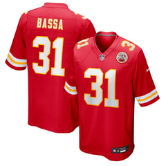 Jeffrey Bassa Kansas City Chiefs Team Game Jersey Red - Nike