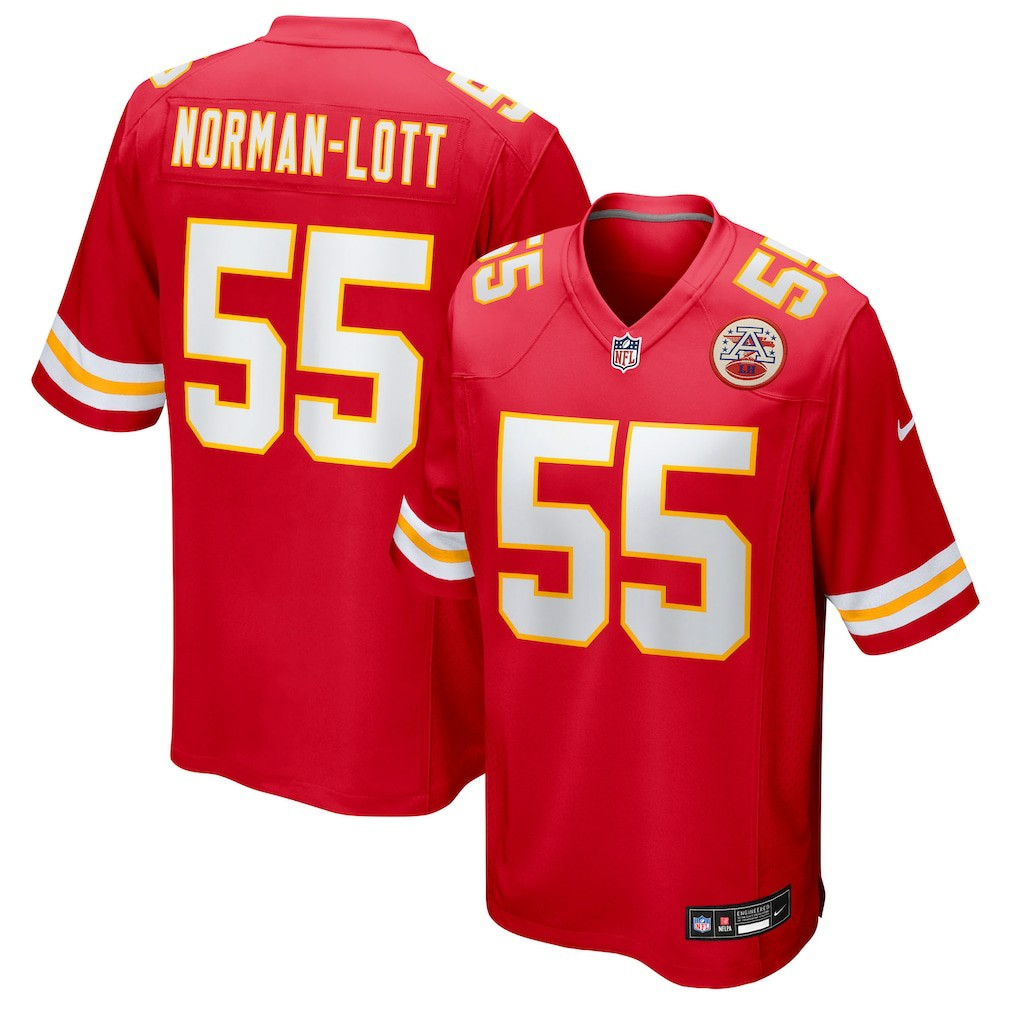 Omarr Norman-Lott Kansas City Chiefs Team Game Jersey Red - Nike