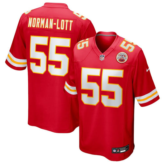 Omarr Norman-Lott Kansas City Chiefs Team Game Jersey - Red | NFL Jerseys