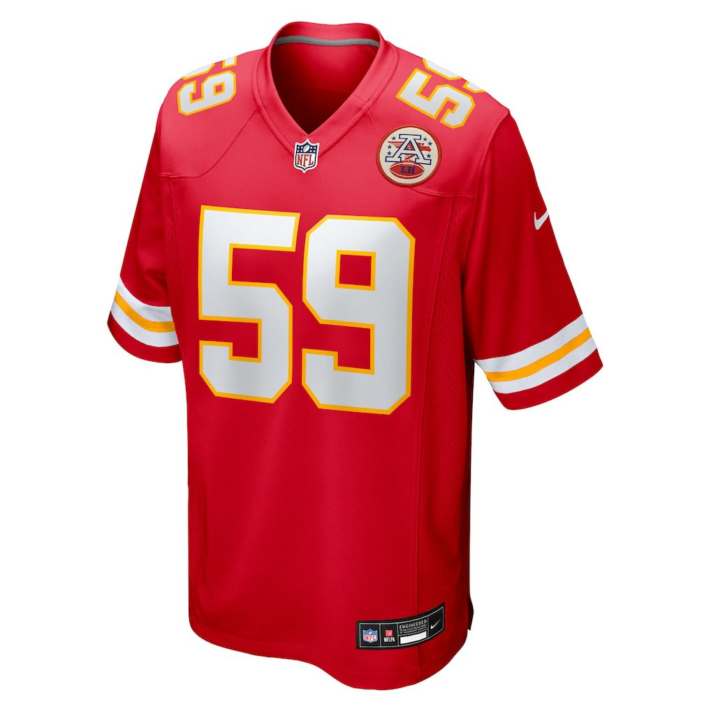 Cooper McDonald Kansas City Chiefs Team Game Jersey Red - Nike