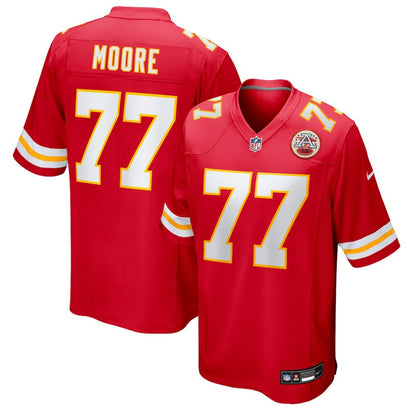 Jaylon Moore Kansas City Chiefs Team Game Jersey - Red | NFL Jerseys