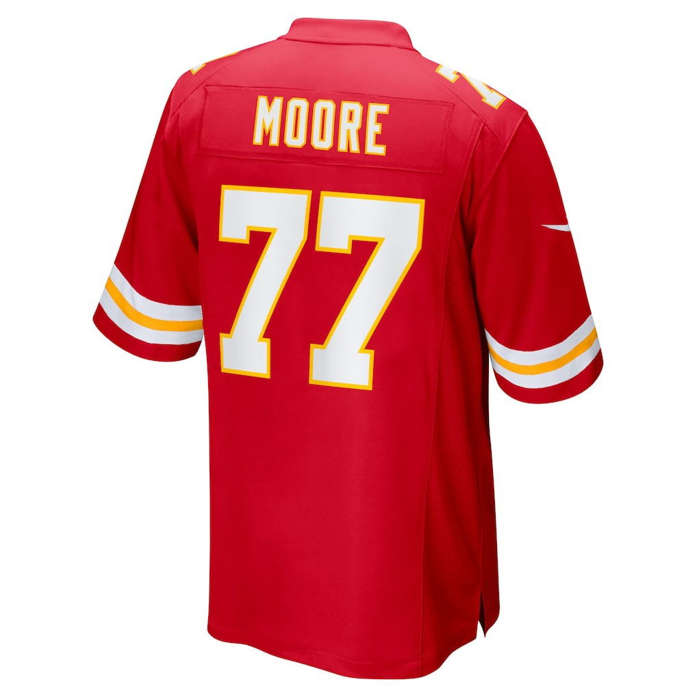 Jaylon Moore Kansas City Chiefs Team Game Jersey - Red | NFL Jerseys