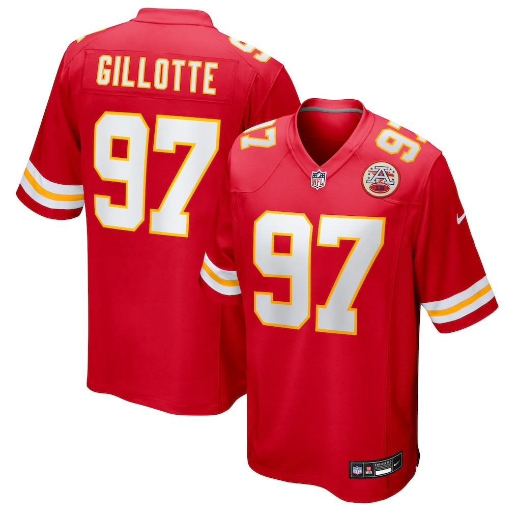 Ashton Gillotte Kansas City Chiefs Team Game Jersey Red - Nike