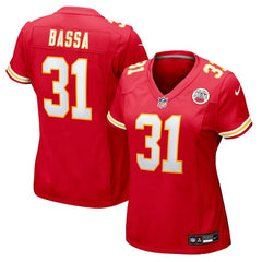 Jeffrey Bassa Kansas City Chiefs Women's Team Game Jersey Red - Nike