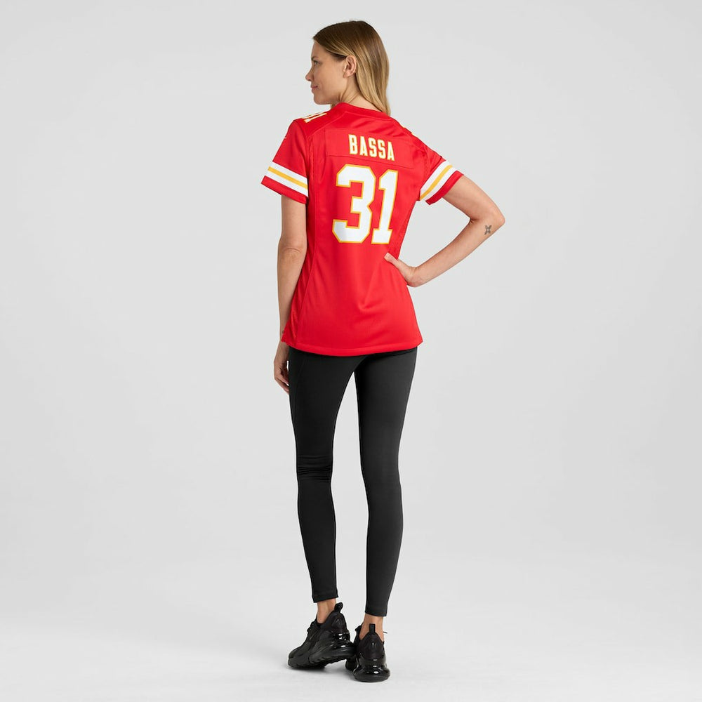 Jeffrey Bassa Kansas City Chiefs Women's Team Game Jersey Red - Nike