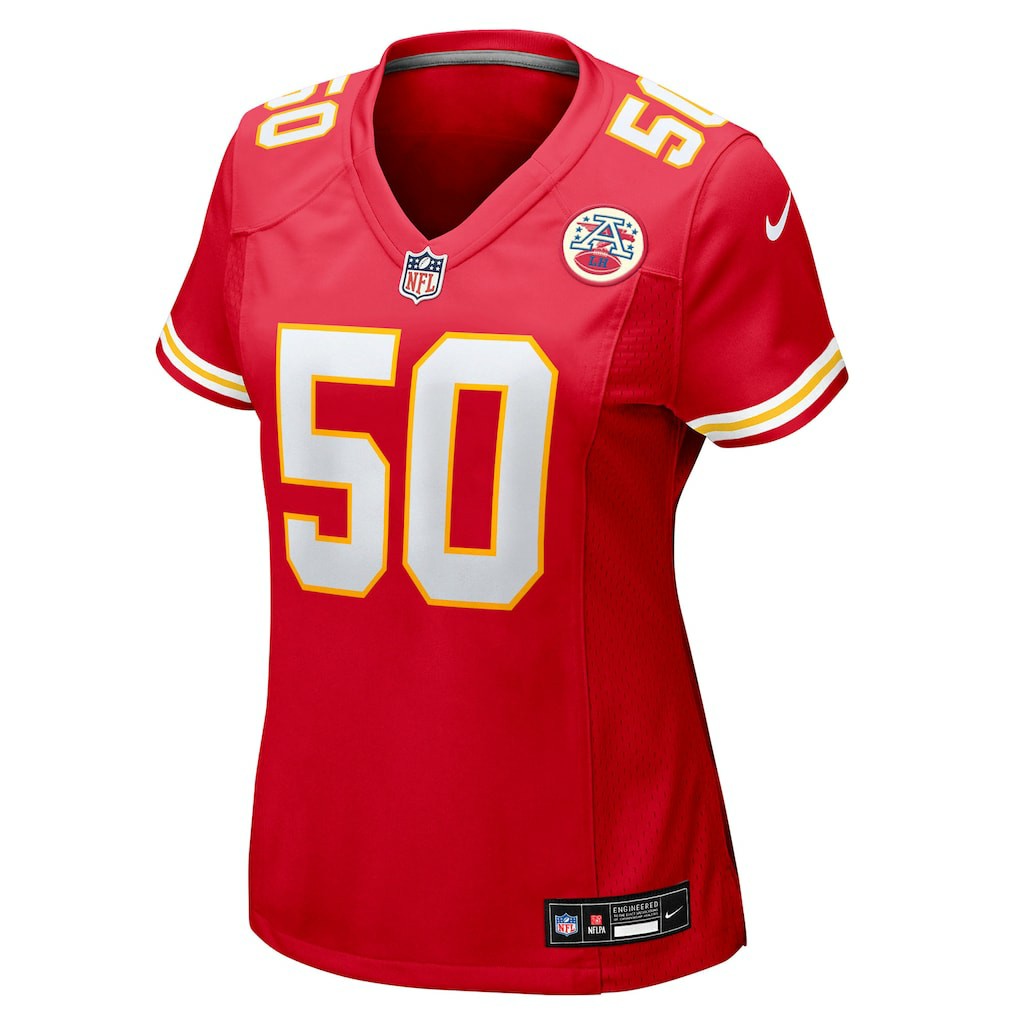 Brandon George Kansas City Chiefs Women's Team Game Jersey Red - Nike