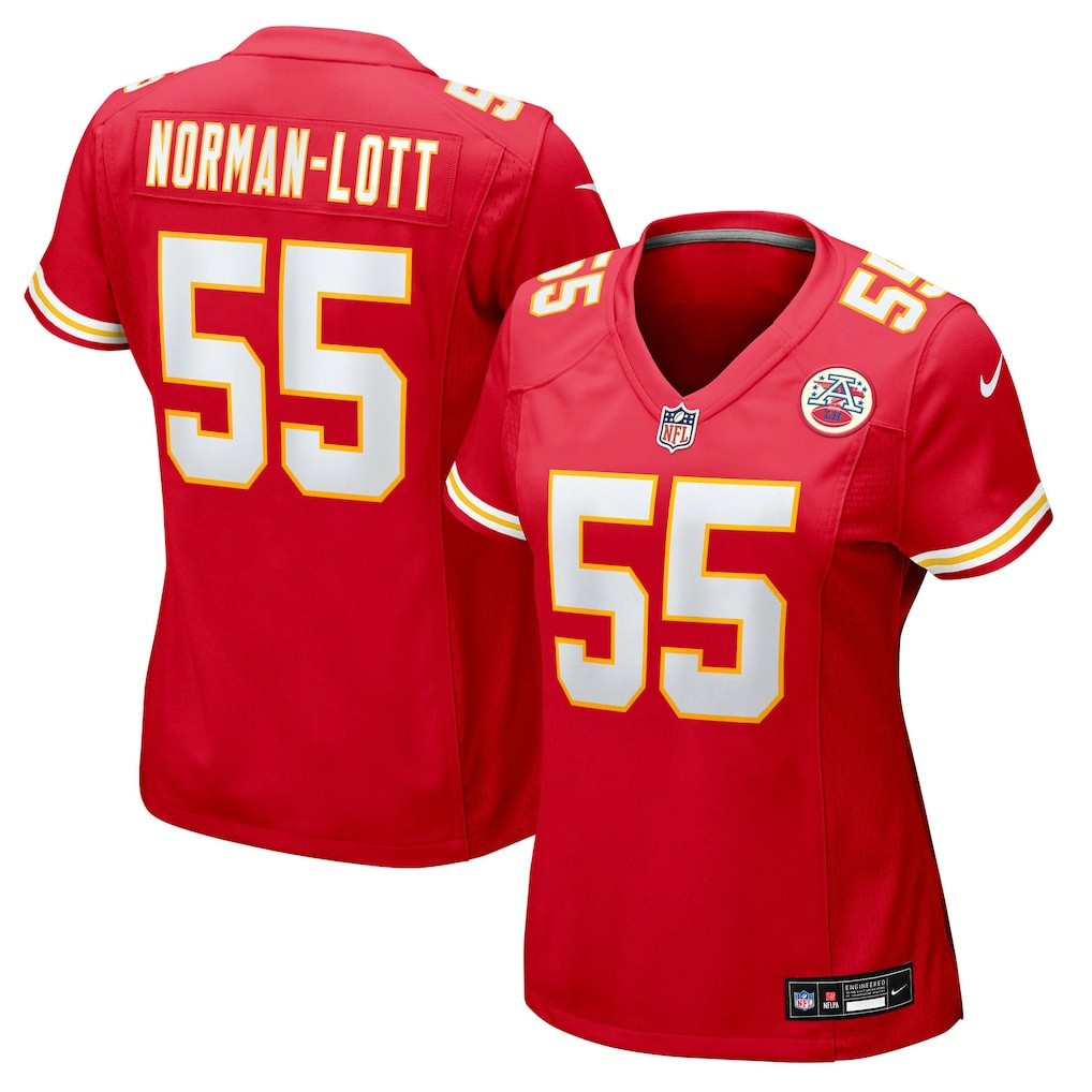 Omarr Norman-Lott Kansas City Chiefs Women's Team Game Jersey Red - Nike