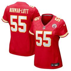 Omarr Norman-Lott Kansas City Chiefs Women's Team Game Jersey Red - Nike