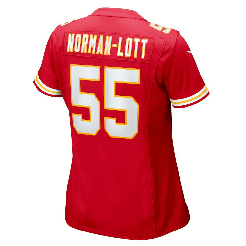 Omarr Norman-Lott Kansas City Chiefs Women's Team Game Jersey Red - Nike