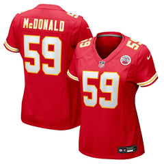 Cooper McDonald Kansas City Chiefs Women's Team Game Jersey Red - Nike