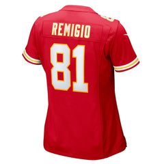 Nikko Remigio Kansas City Chiefs Women's Team Game Jersey Red - Nike