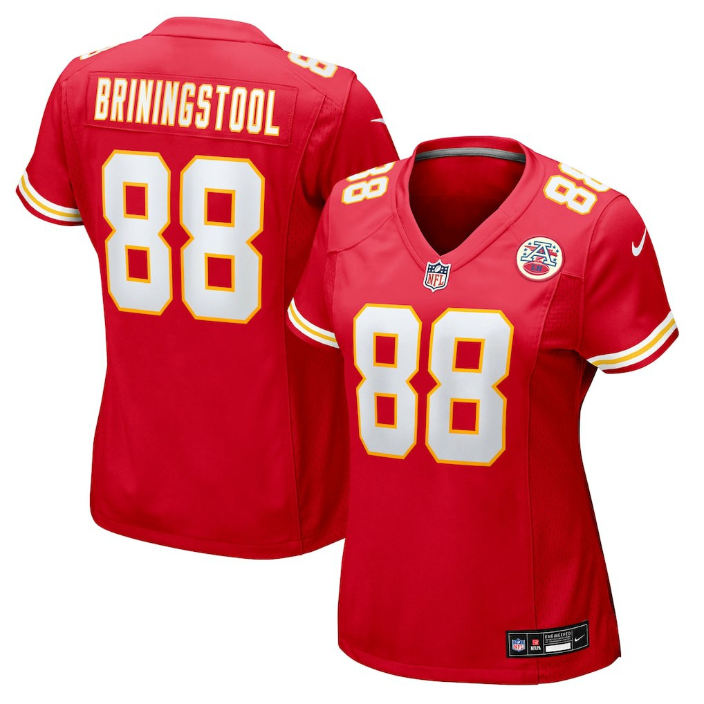 Jake Briningstool Kansas City Chiefs Women's Team Game Jersey Red - Nike