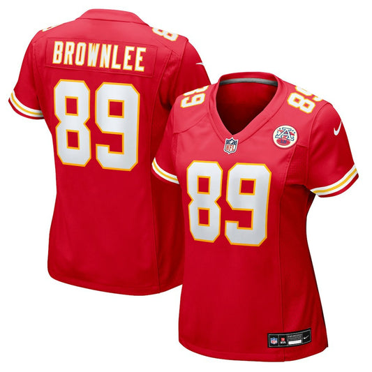Jason Brownlee Kansas City Chiefs Women's Team Game Jersey - Red | NFL Jerseys