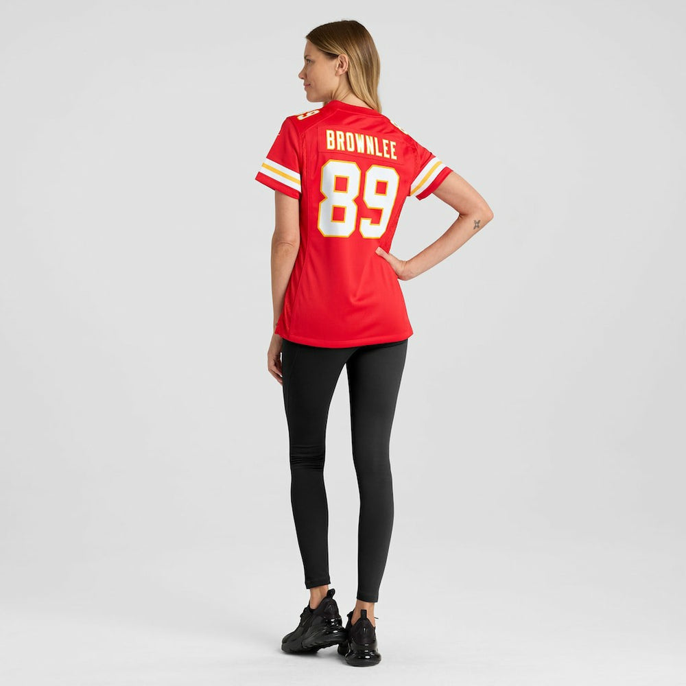 Jason Brownlee Kansas City Chiefs Women's Team Game Jersey Red - Nike