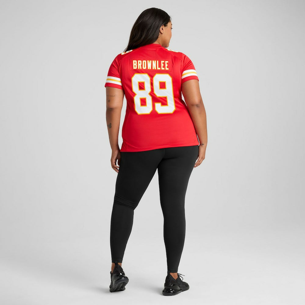 Jason Brownlee Kansas City Chiefs Women's Team Game Jersey Red - Nike