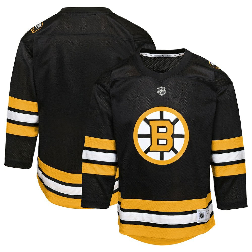 Boston Bruins Youth Home Replica Jersey - Black | NHL Jerseys