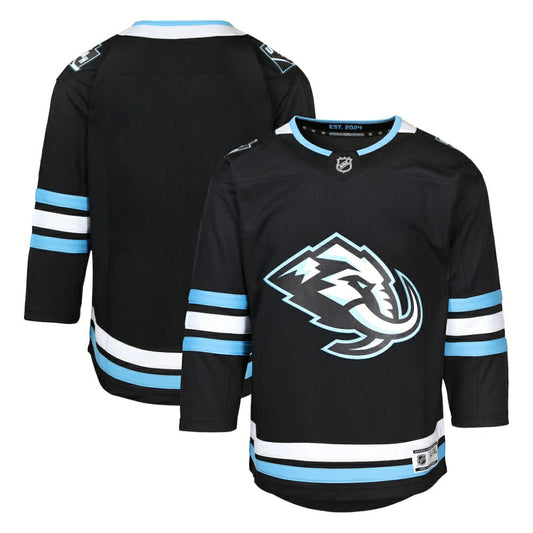 Utah Mammoth Youth Home Premier Jersey - Black | NHL Jerseys