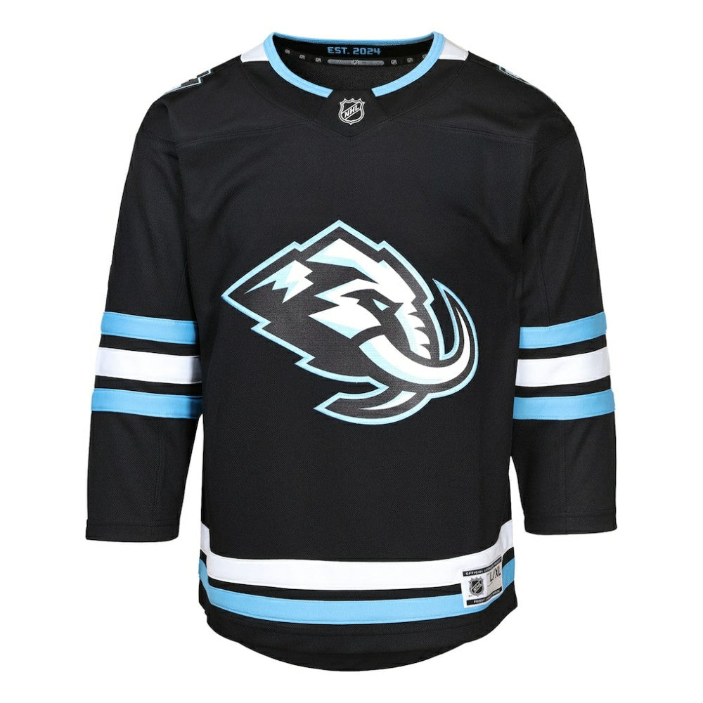 Utah Mammoth Youth Home Premier Jersey - Black | NHL Jerseys
