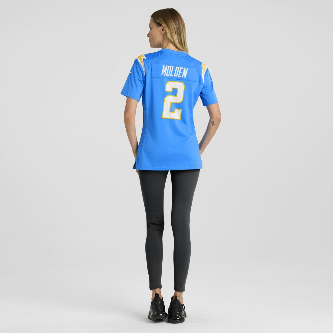 Elijah Molden Los Angeles Chargers Women's Team Game Jersey Powder Blue - Nike