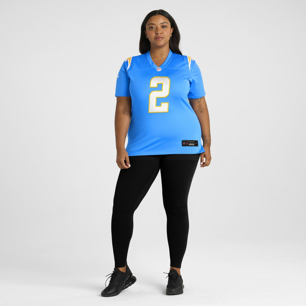 Elijah Molden Los Angeles Chargers Women's Team Game Jersey Powder Blue - Nike