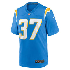 Jordan Oladokun Los Angeles Chargers Team Game Jersey Powder Blue - Nike