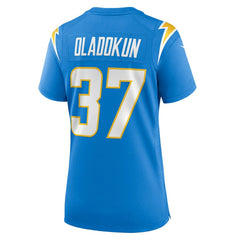 Jordan Oladokun Los Angeles Chargers Women's Team Game Jersey Powder Blue - Nike