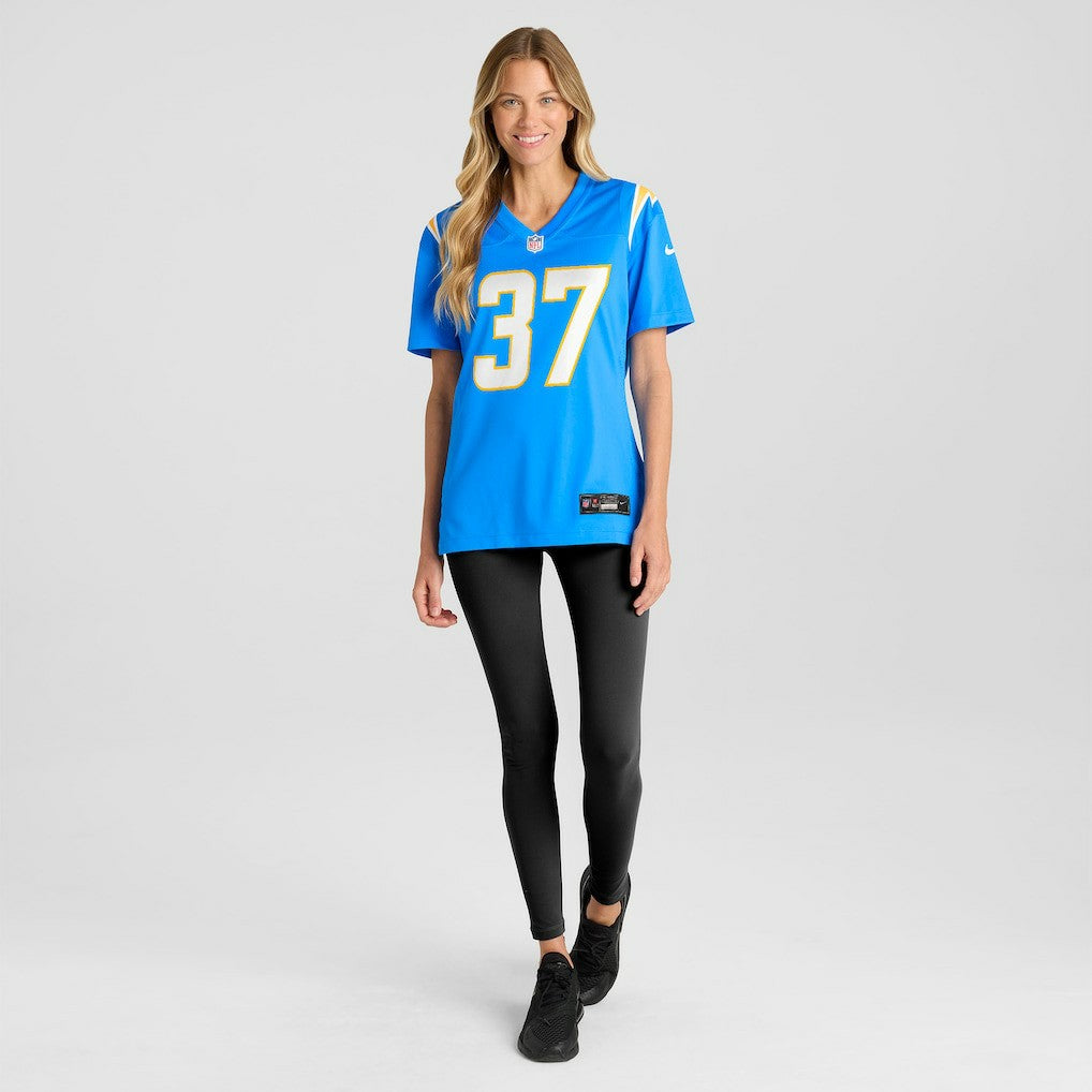 Jordan Oladokun Los Angeles Chargers Women's Team Game Jersey Powder Blue - Nike