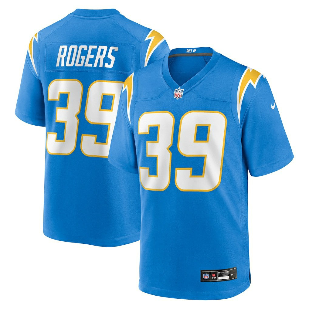 Eric Rogers Los Angeles Chargers Team Game Jersey - Powder Blue | NFL Jerseys