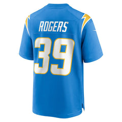 Eric Rogers Los Angeles Chargers Team Game Jersey Powder Blue - Nike