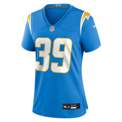 Eric Rogers Los Angeles Chargers Women's Team Game Jersey Powder Blue - Nike