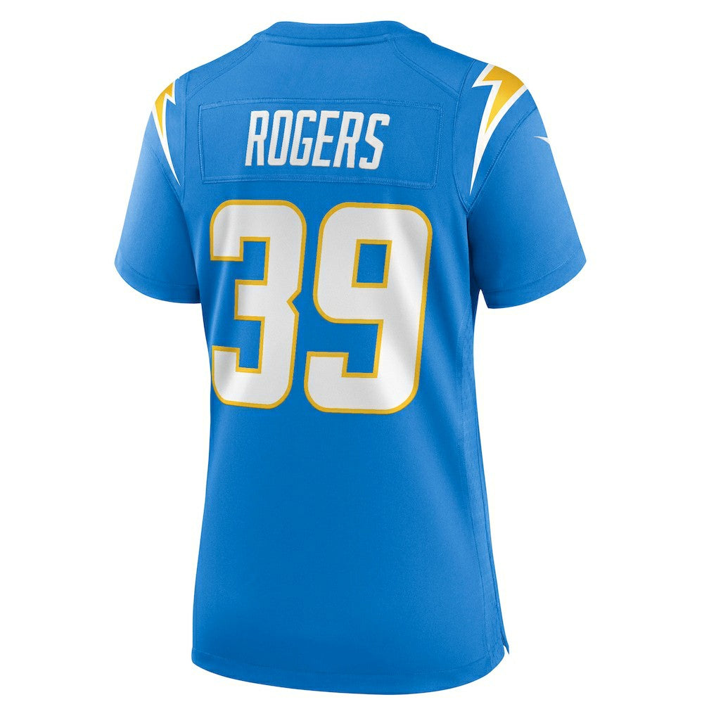 Eric Rogers Los Angeles Chargers Women's Team Game Jersey Powder Blue - Nike