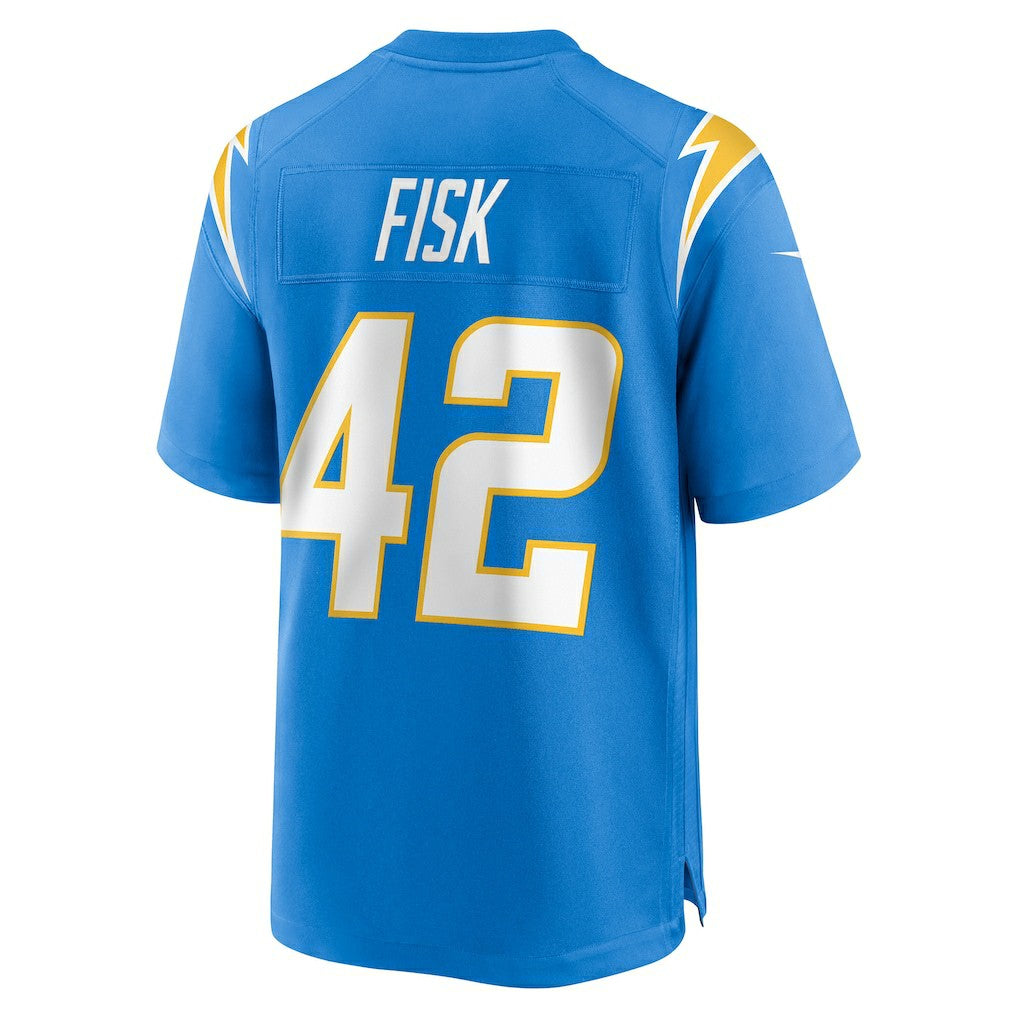 Tucker Fisk Los Angeles Chargers Team Game Jersey Powder Blue - Nike