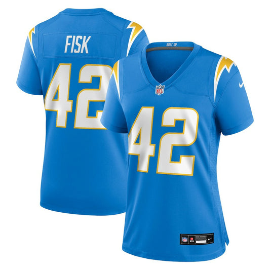 Tucker Fisk Los Angeles Chargers Women's Team Game Jersey - Powder Blue | NFL Jerseys