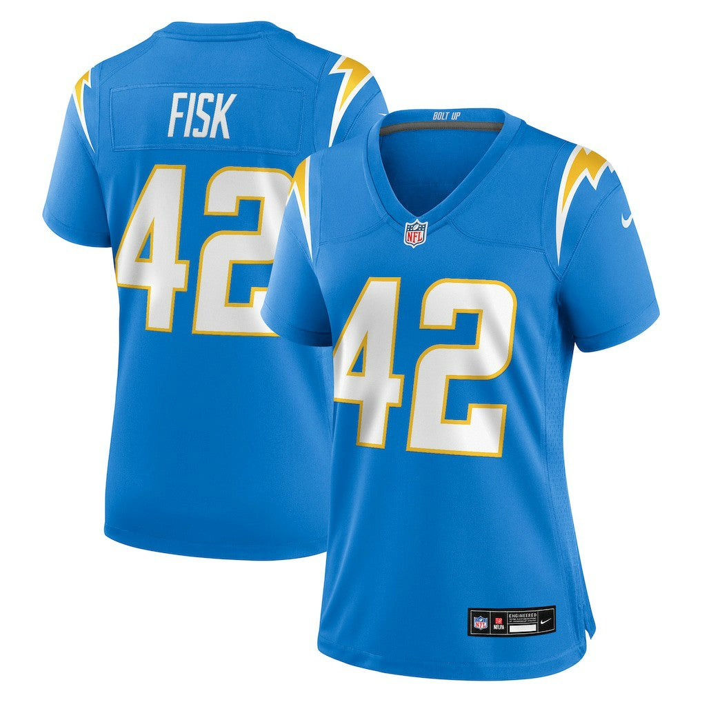 Tucker Fisk Los Angeles Chargers Women's Team Game Jersey Powder Blue - Nike