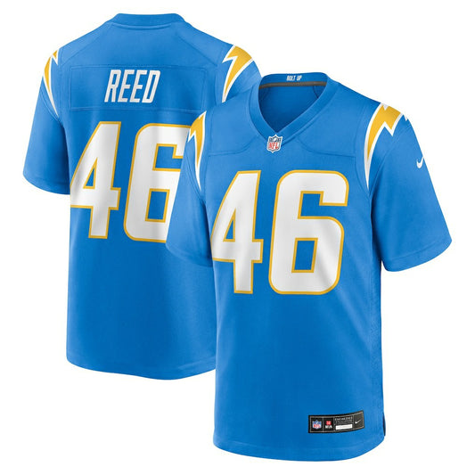 Nikko Reed Los Angeles Chargers Team Game Jersey - Powder Blue | NFL Jerseys