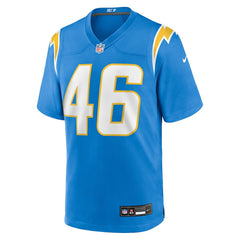 Nikko Reed Los Angeles Chargers Team Game Jersey Powder Blue - Nike