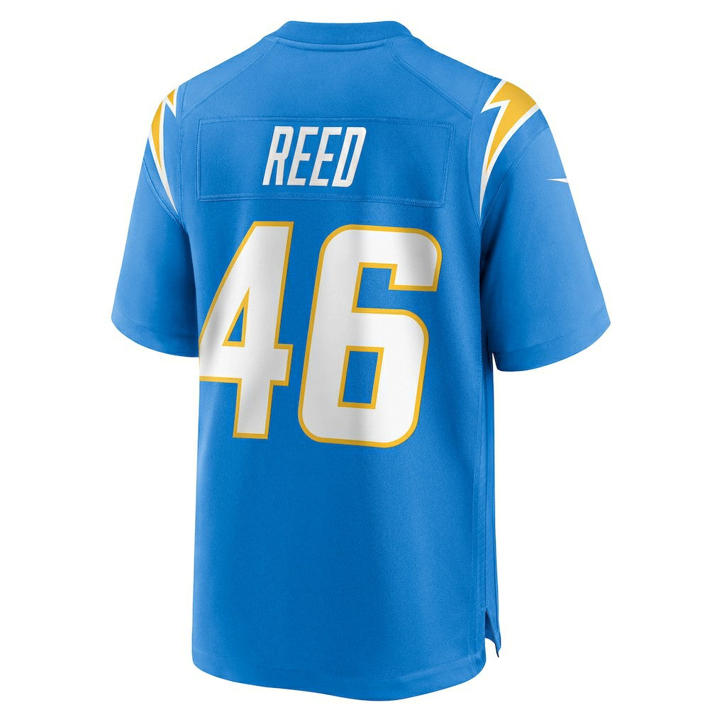 Nikko Reed Los Angeles Chargers Team Game Jersey Powder Blue - Nike