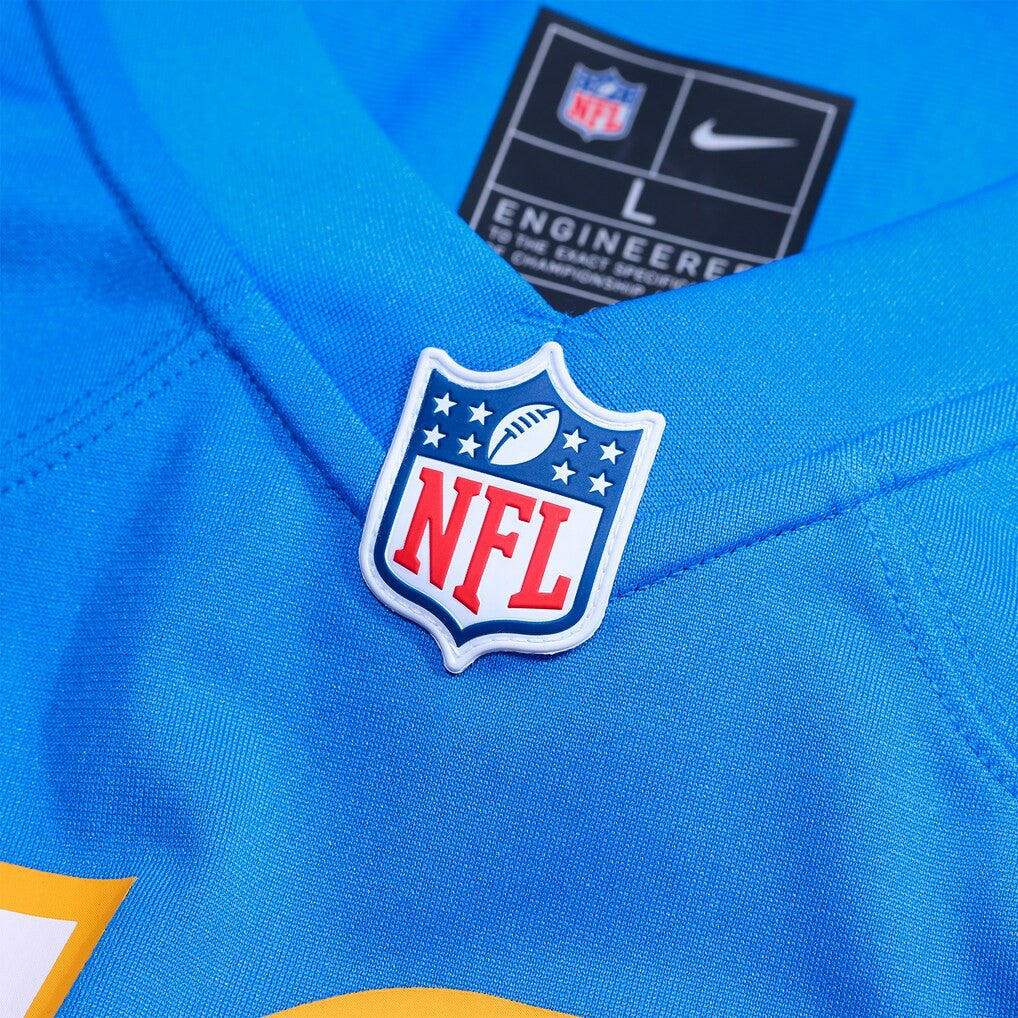 Nikko Reed Los Angeles Chargers Team Game Jersey Powder Blue - Nike
