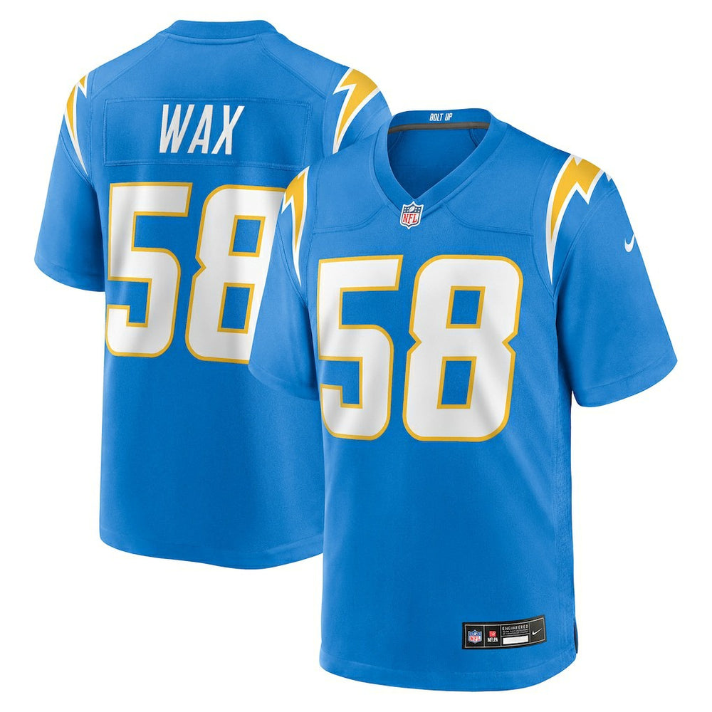 Marlowe Wax Los Angeles Chargers Team Game Jersey Powder Blue - Nike