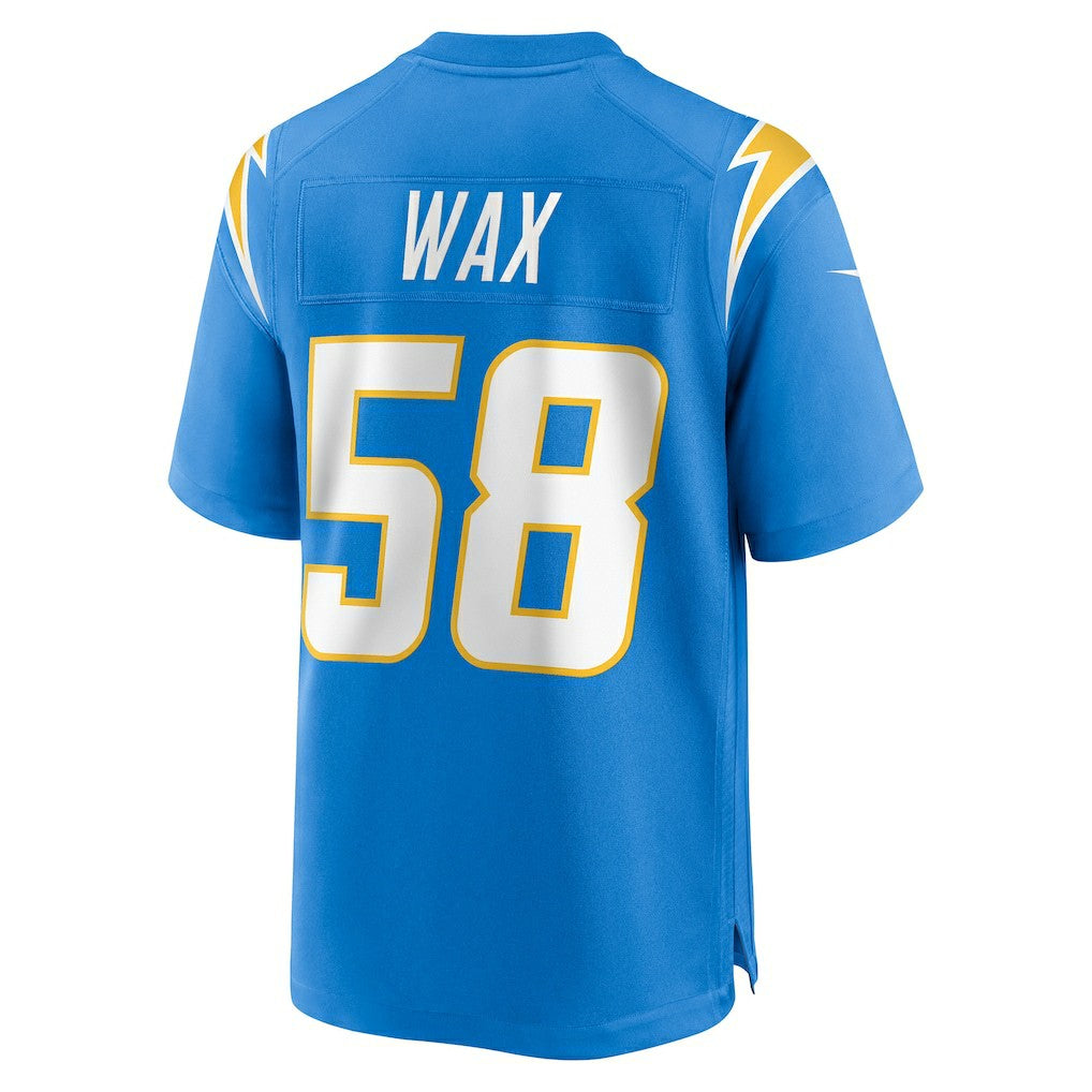 Marlowe Wax Los Angeles Chargers Team Game Jersey Powder Blue - Nike