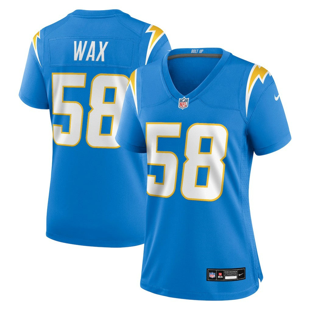 Marlowe Wax Los Angeles Chargers Women's Team Game Jersey Powder Blue - Nike