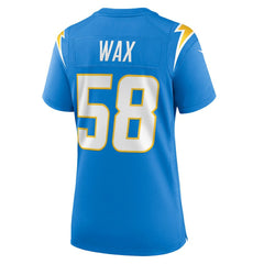Marlowe Wax Los Angeles Chargers Women's Team Game Jersey Powder Blue - Nike