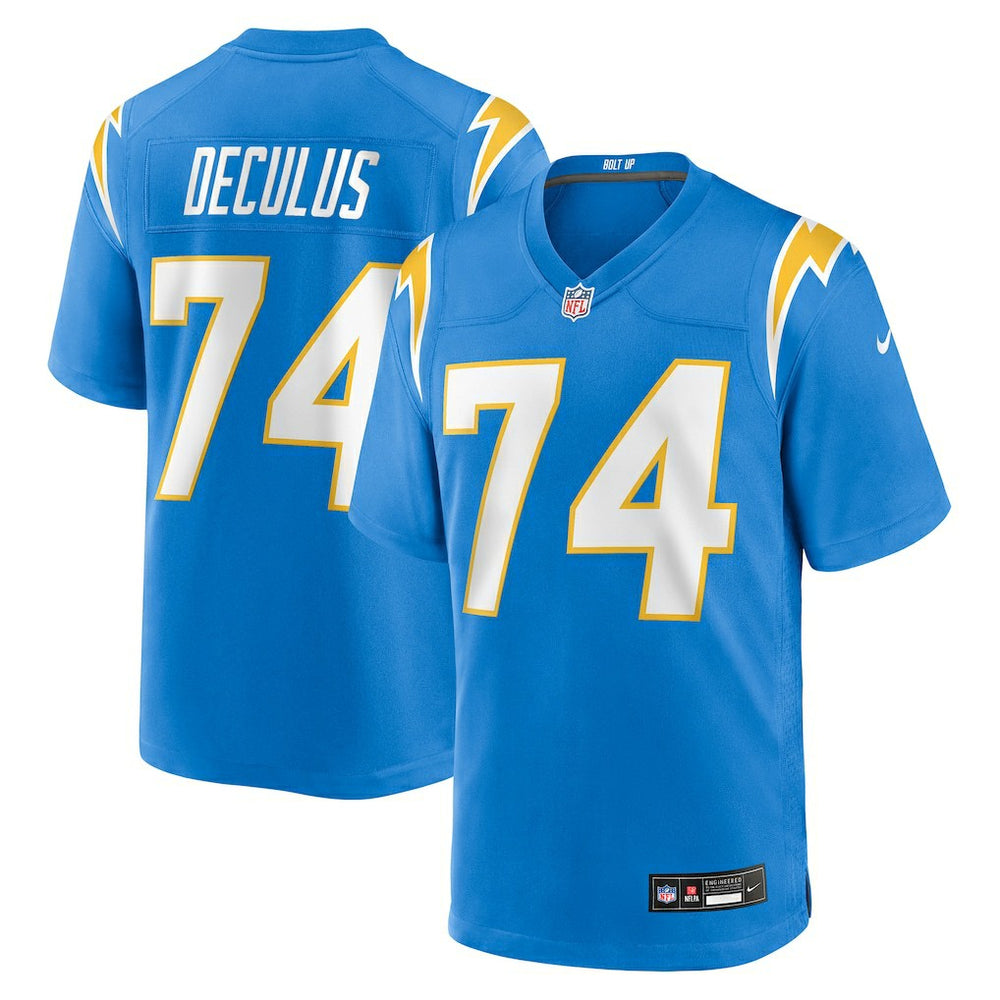 Austin Deculus Los Angeles Chargers Team Game Jersey Powder Blue - Nike