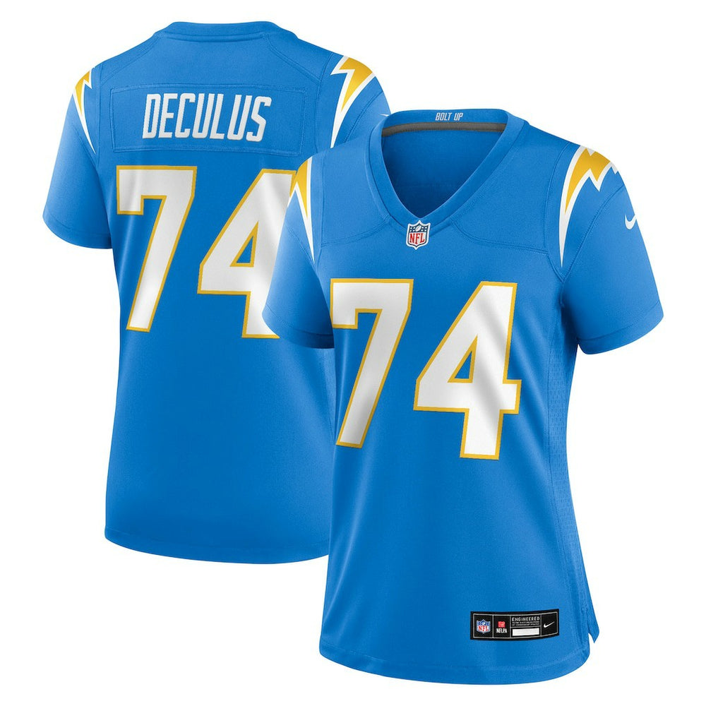 Austin Deculus Los Angeles Chargers Women's Team Game Jersey Powder Blue - Nike